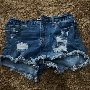 Used size 6/28 Mossimo Jean Shorts from Target.